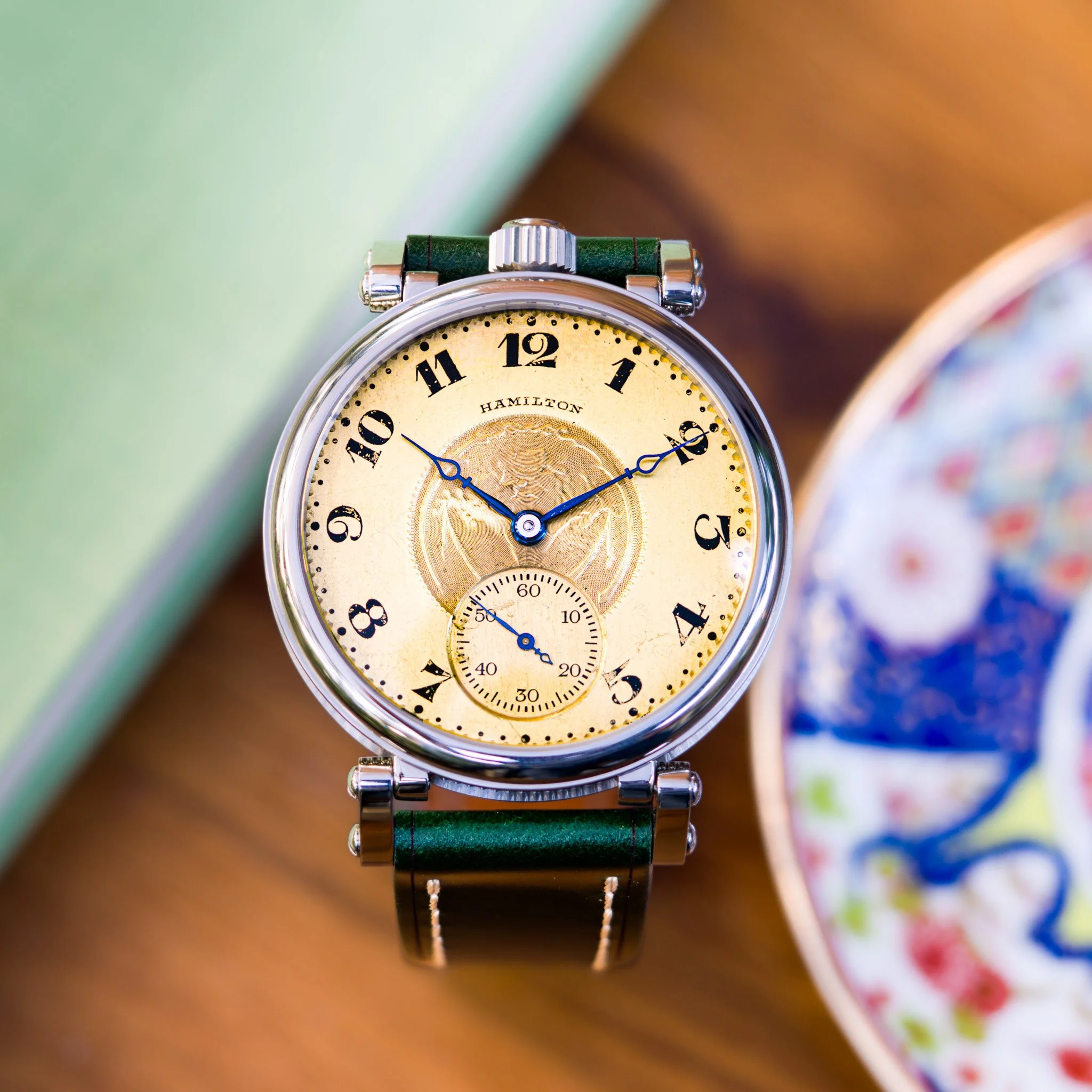 Hamilton pocket watch conversion — Frett & Co Clockworks